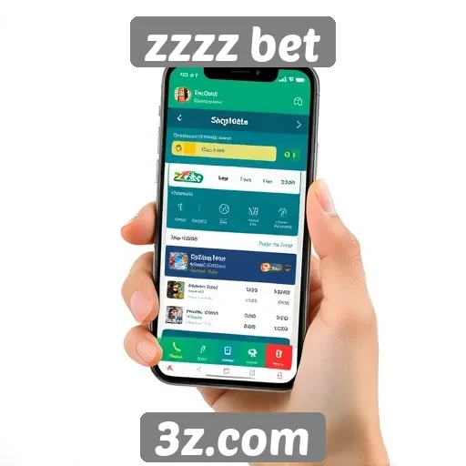 Interface mobile do site zzzz bet