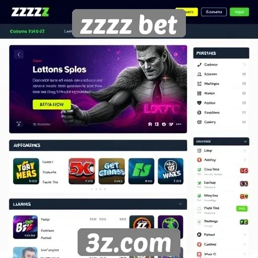 Análise da interface do usuário do site zzzz bet